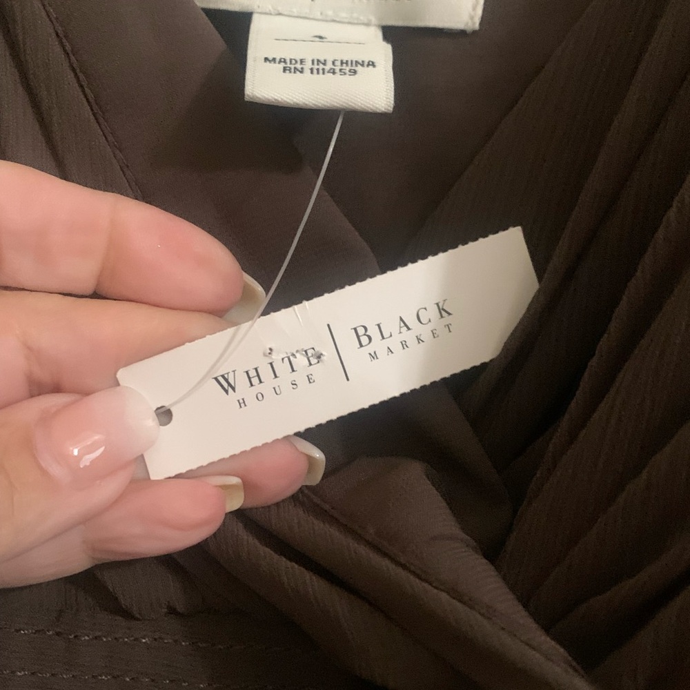 White House Black Market Dress- Brown